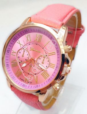 Elegancki różowy zegarek damski | eleganckie zegarki damskie
